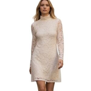 Joyfolie Whimsical Ethereal Fairy Lace Womens size Small Coverup Romantic Dress